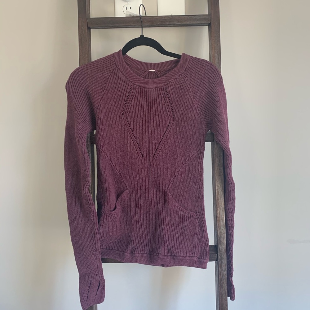 LuluLemon crochet sweater